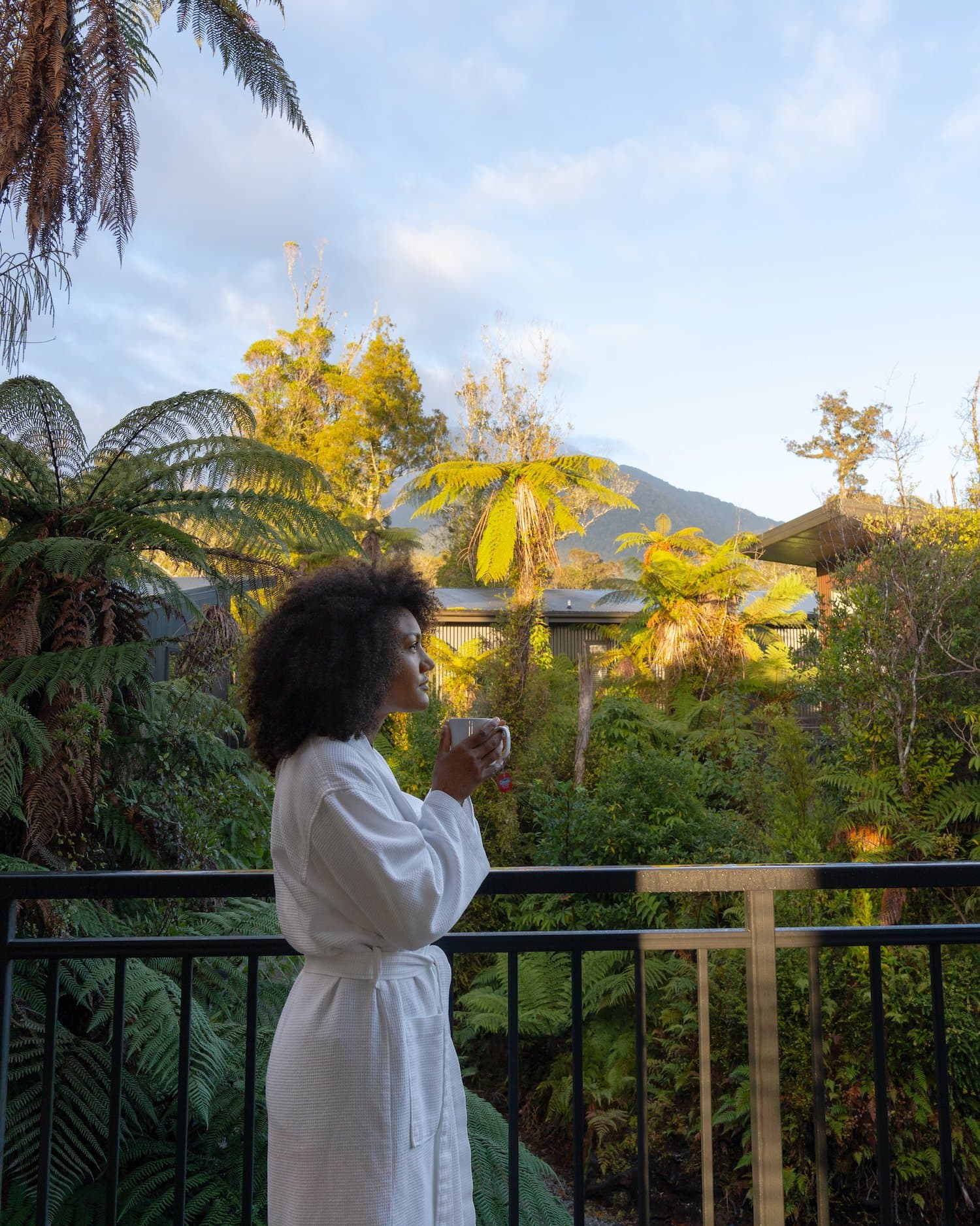 Women Morning Coffee Luxury Accommodation In Nature